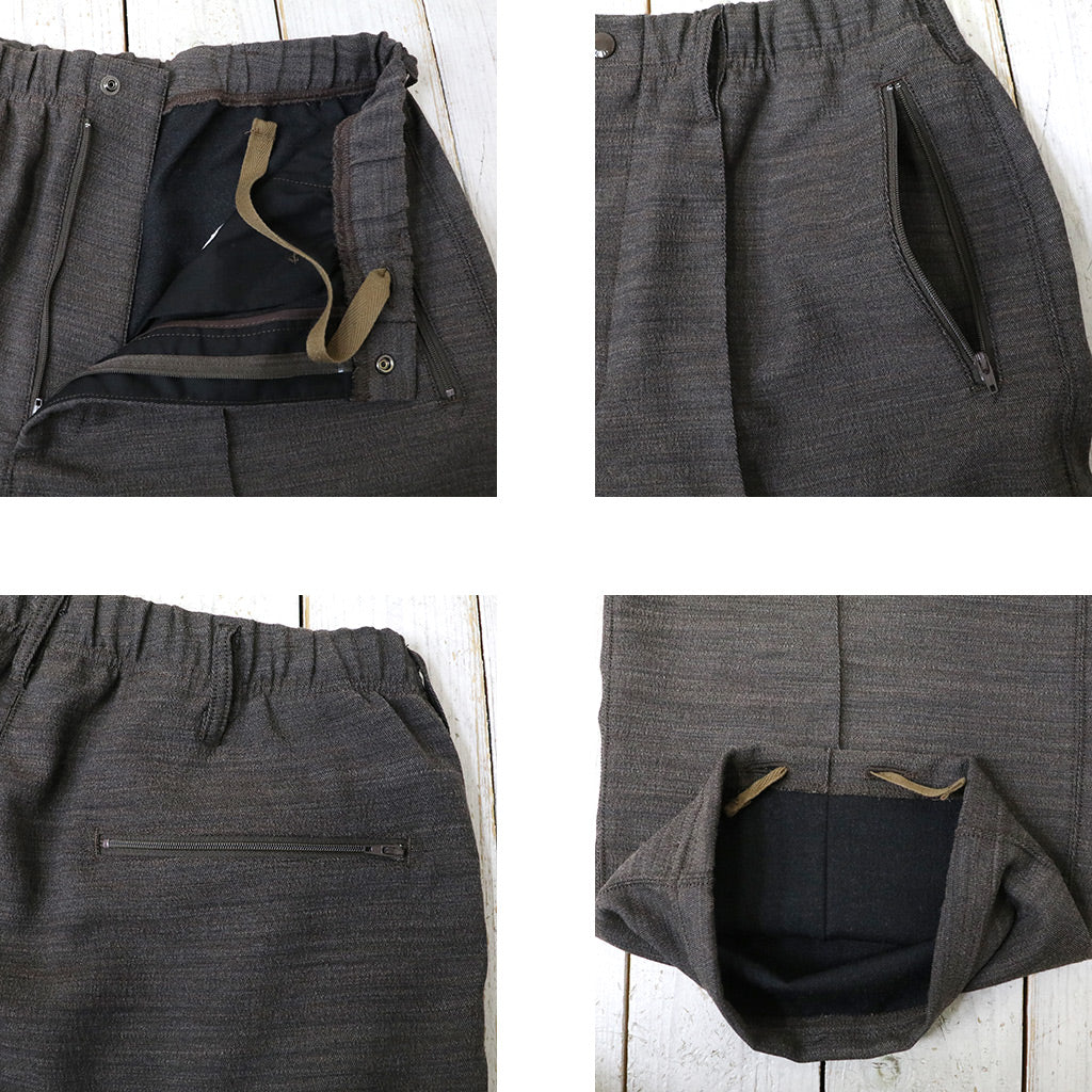 ENGINEERED GARMENTS : Knit Leisure Pant-Tri Blend Jersey Knit (Brown)