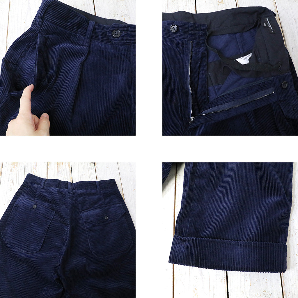 ENGINEERED GARMENTS : Carlyle Pant-8W Corduroy (Dk.Navy)