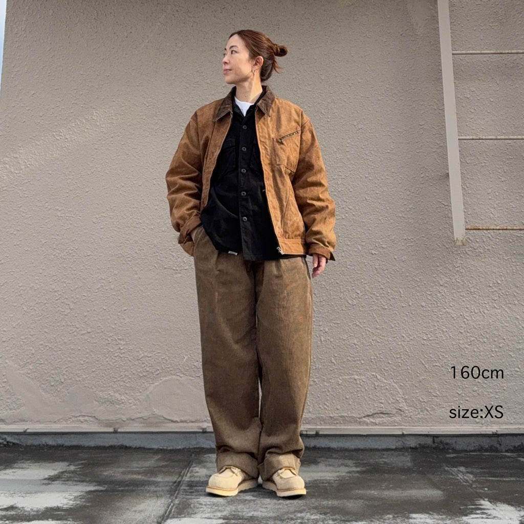 ENGINEERED GARMENTS : Carlyle Pant-8W Corduroy (Khaki)