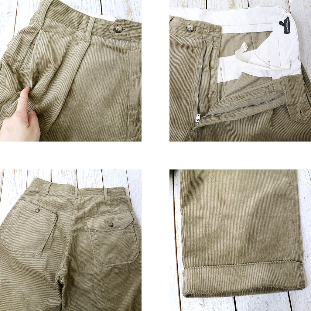 ENGINEERED GARMENTS : Carlyle Pant-8W Corduroy (Khaki)