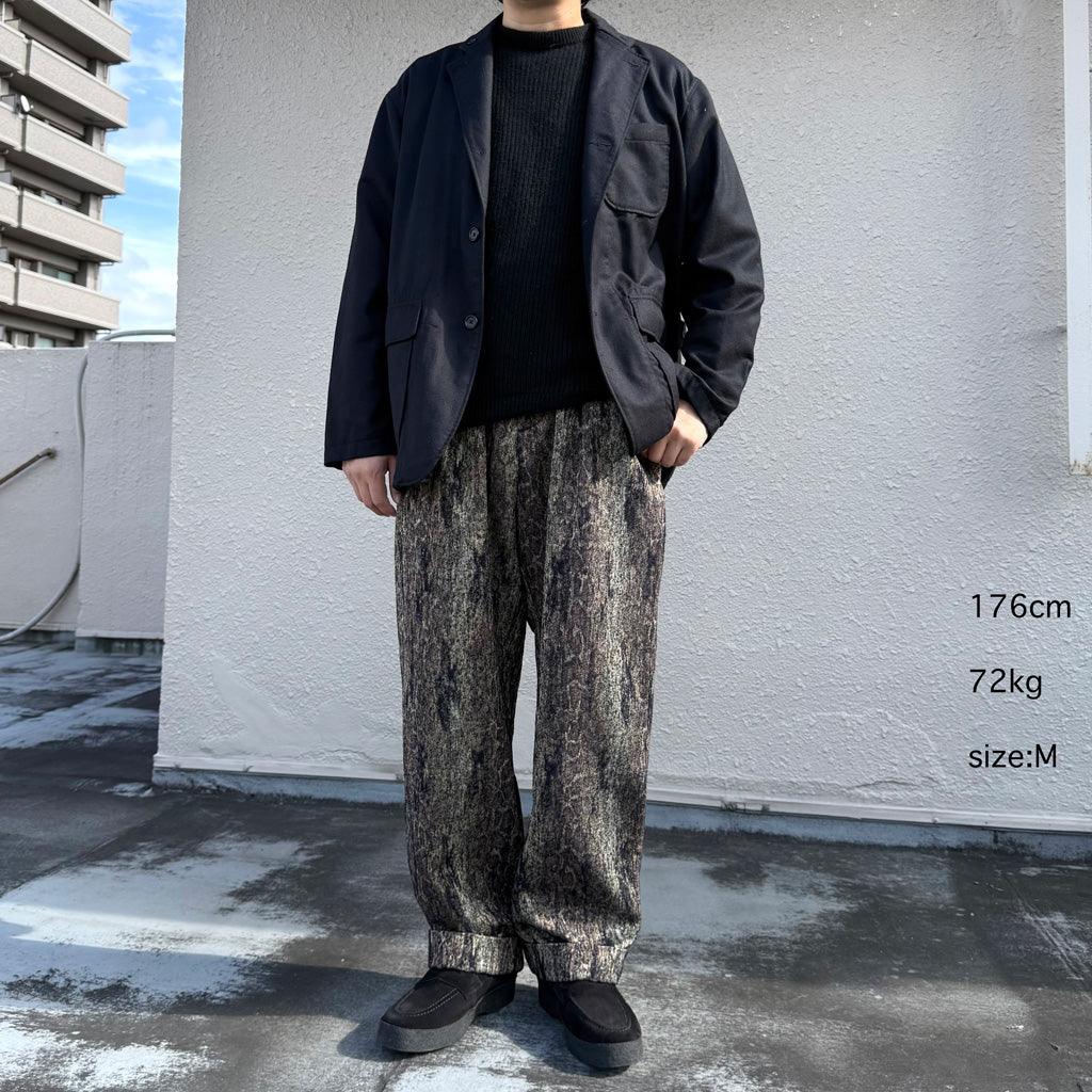 ENGINEERED GARMENTS : Carlyle Pant-Wood Camo Jacquard