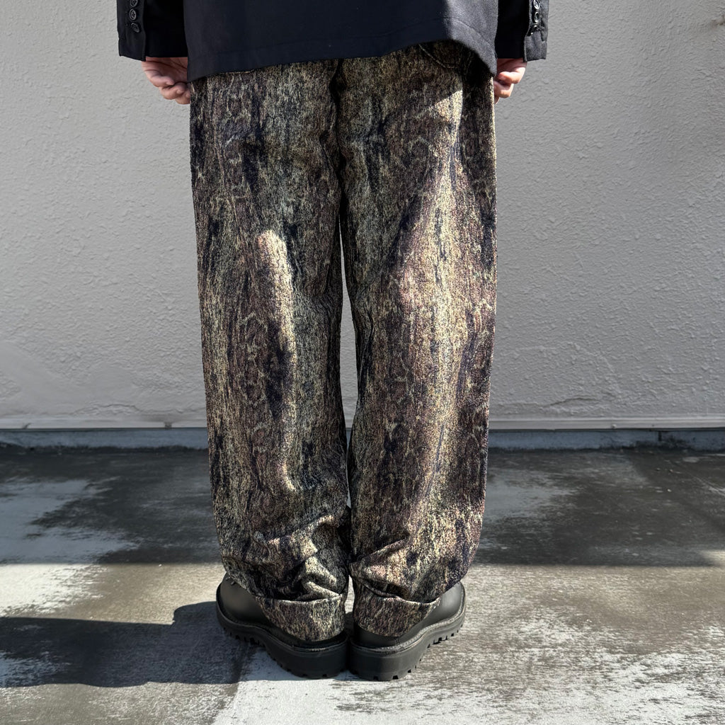 ENGINEERED GARMENTS : Carlyle Pant-Wood Camo Jacquard