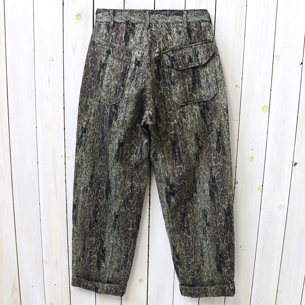 ENGINEERED GARMENTS : Carlyle Pant-Wood Camo Jacquard