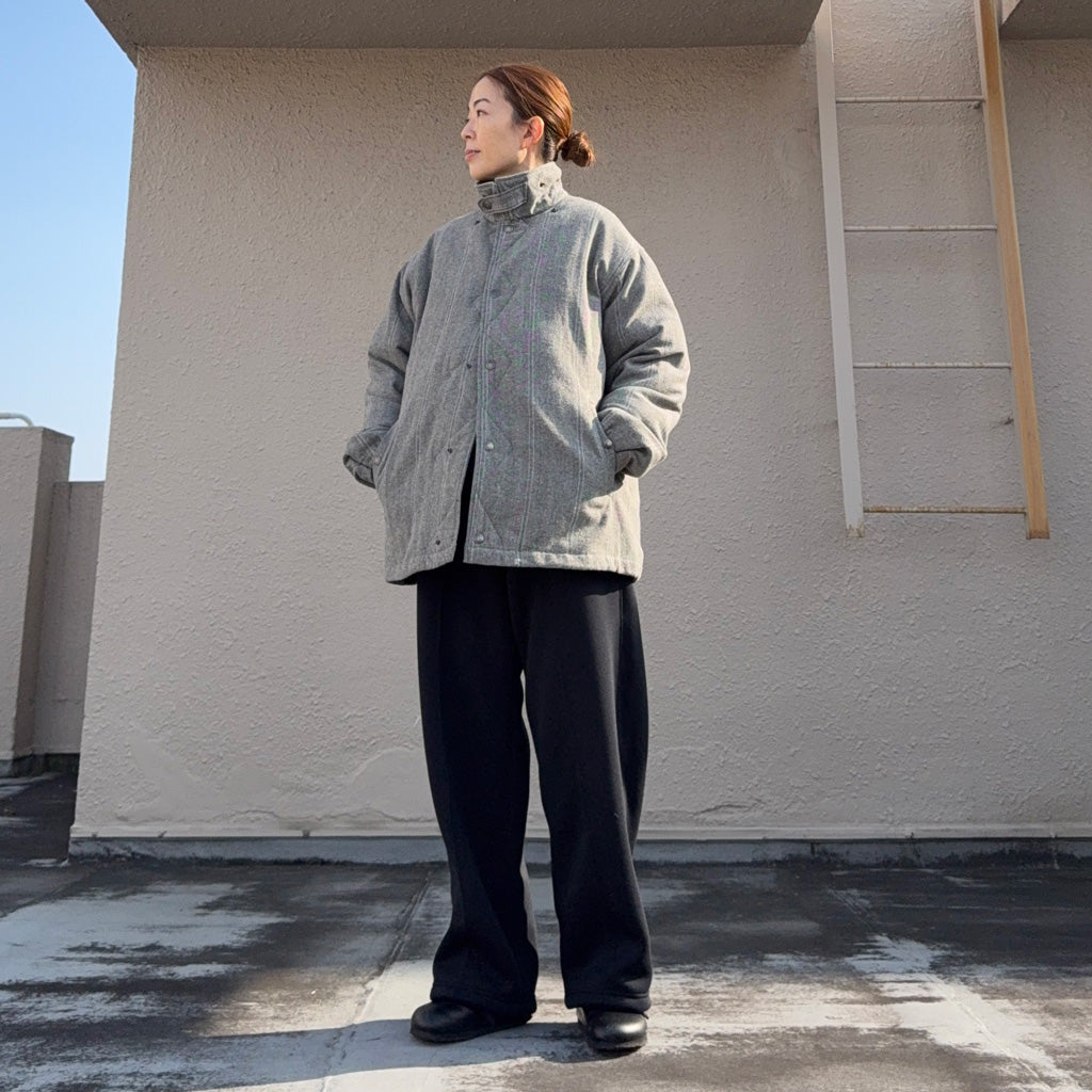 【SALE40%OFF】ENGINEERED GARMENTS : Wind Breaker-Wool Striped HB (Lt.Grey)