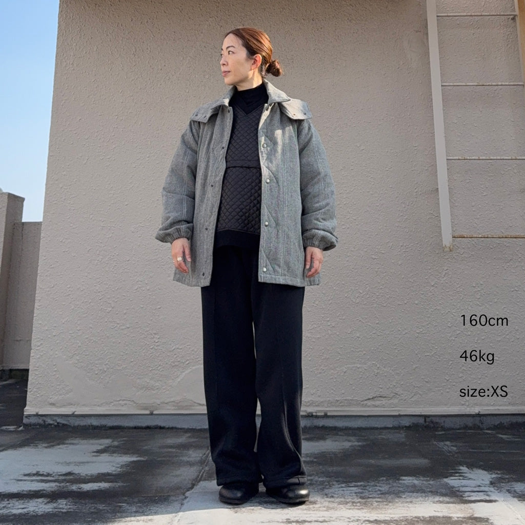【SALE50%OFF】ENGINEERED GARMENTS : Wind Breaker-Wool Striped HB (Lt.Grey)