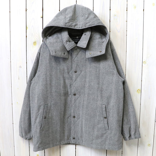 【SALE50%OFF】ENGINEERED GARMENTS : Wind Breaker-Wool Striped HB (Lt.Grey)