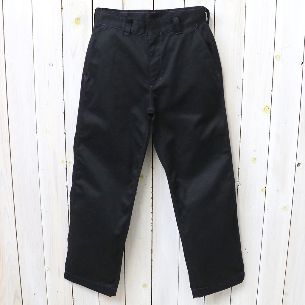 Needles : Work Pant-PE/C Twill (Black)