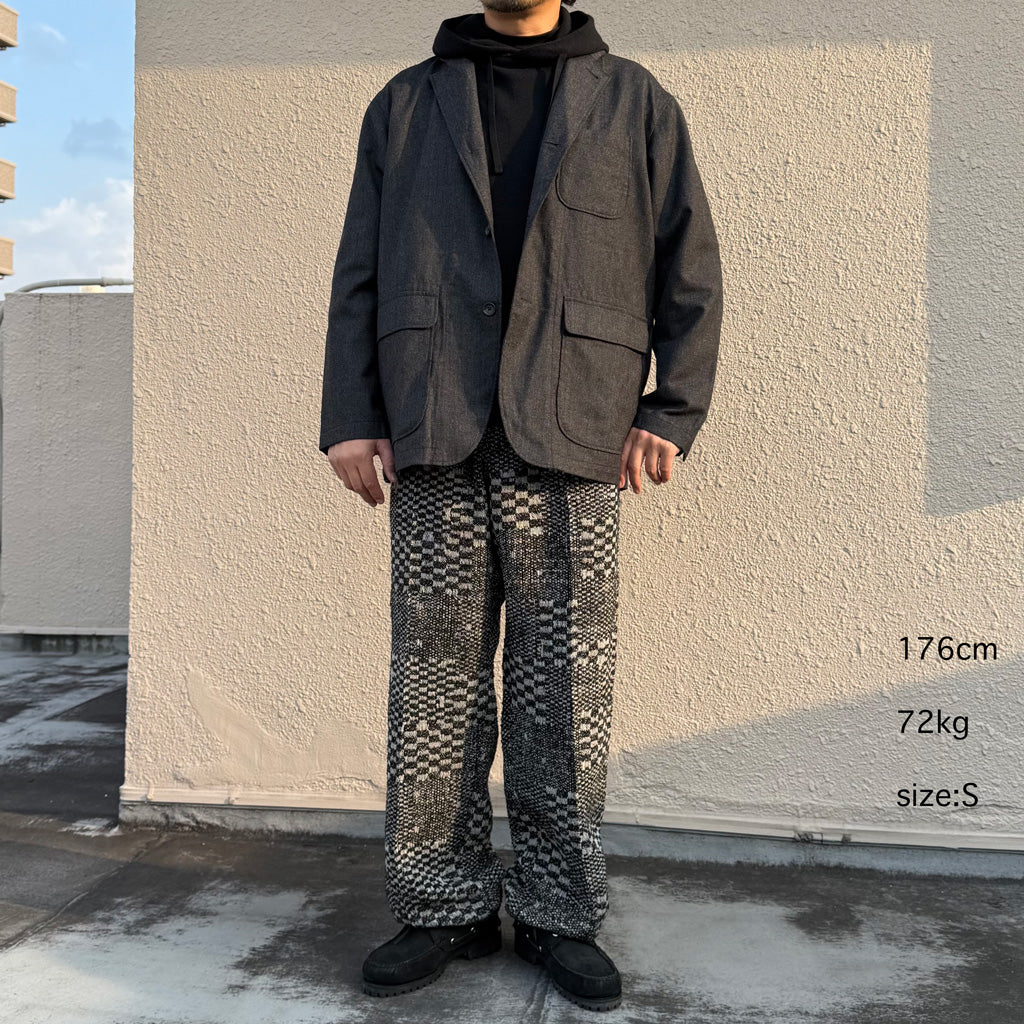 ENGINEERED GARMENTS : Knit Leisure Pant-Pattern Block Jacquard