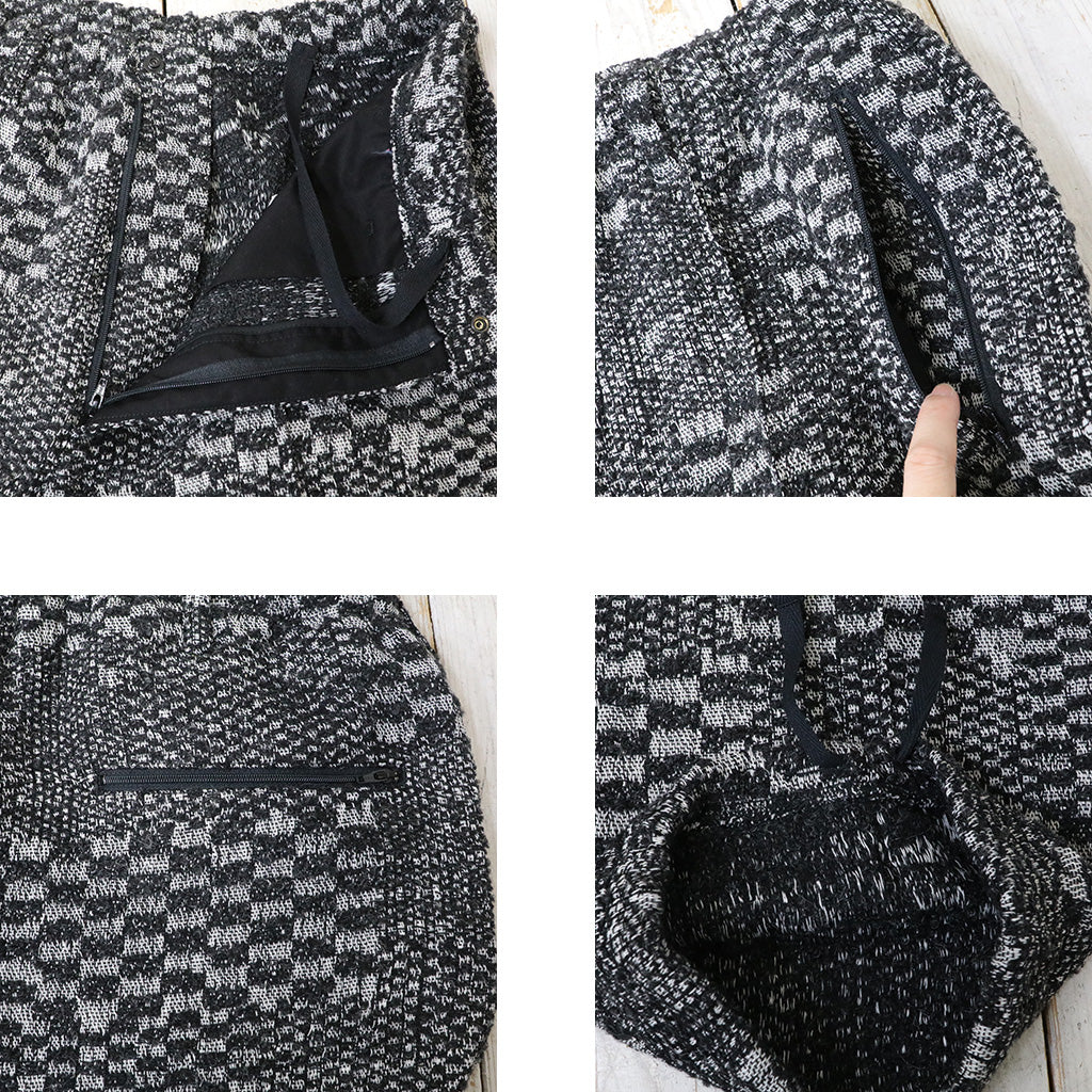 ENGINEERED GARMENTS : Knit Leisure Pant-Pattern Block Jacquard