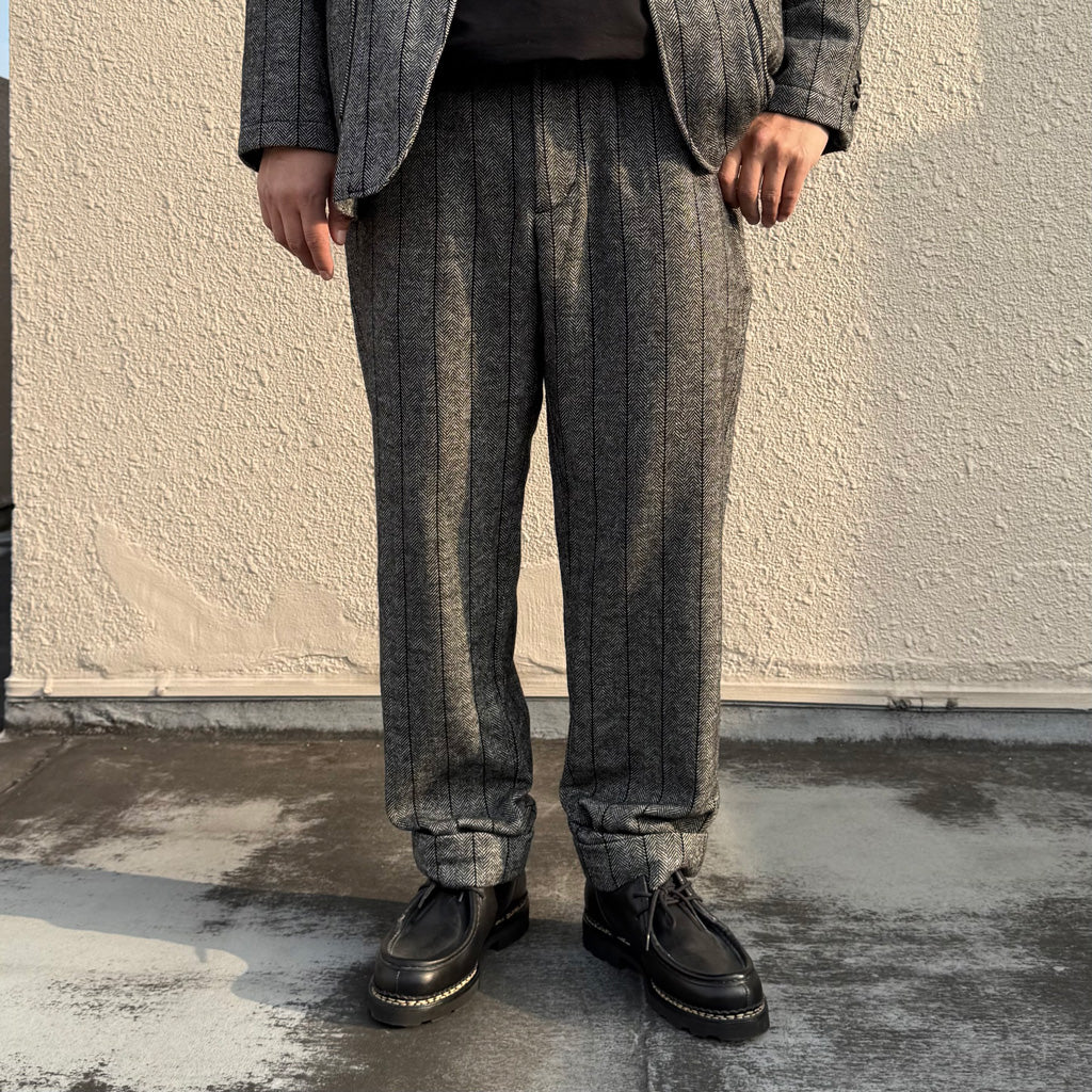 ENGINEERED GARMENTS : Andover Pant-Wool Striped HB (Dk.Grey)