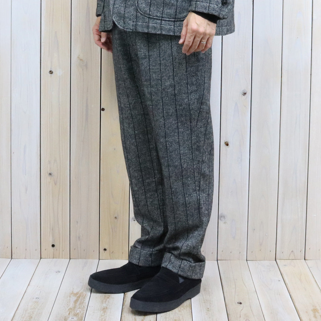 ENGINEERED GARMENTS : Andover Pant-Wool Striped HB (Dk.Grey)