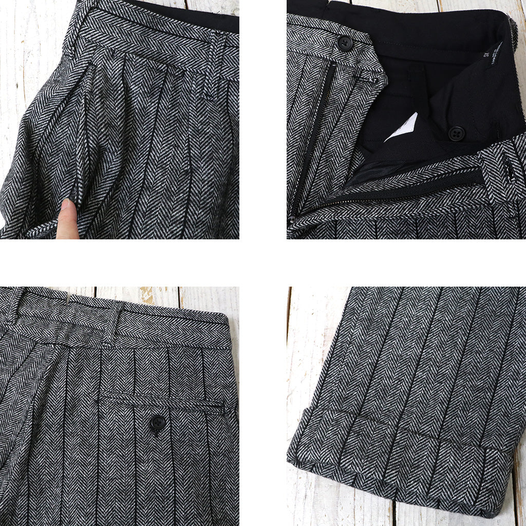 ENGINEERED GARMENTS : Andover Pant-Wool Striped HB (Dk.Grey)
