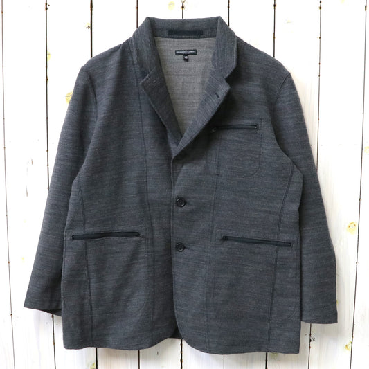 ENGINEERED GARMENTS : Knit Leisure Jacket-Tri Blend Jersey Knit (Charcoal)