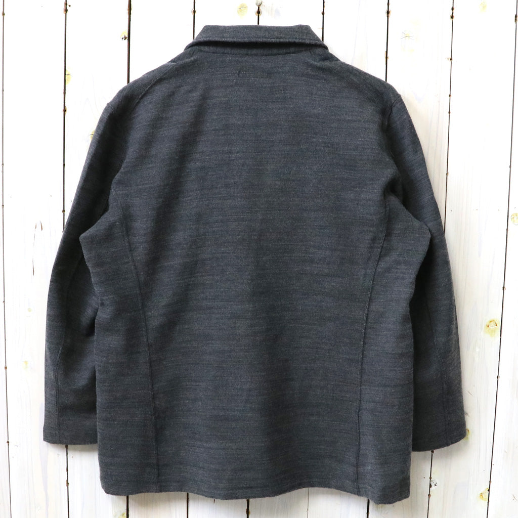 ENGINEERED GARMENTS : Knit Leisure Jacket-Tri Blend Jersey Knit (Charcoal)