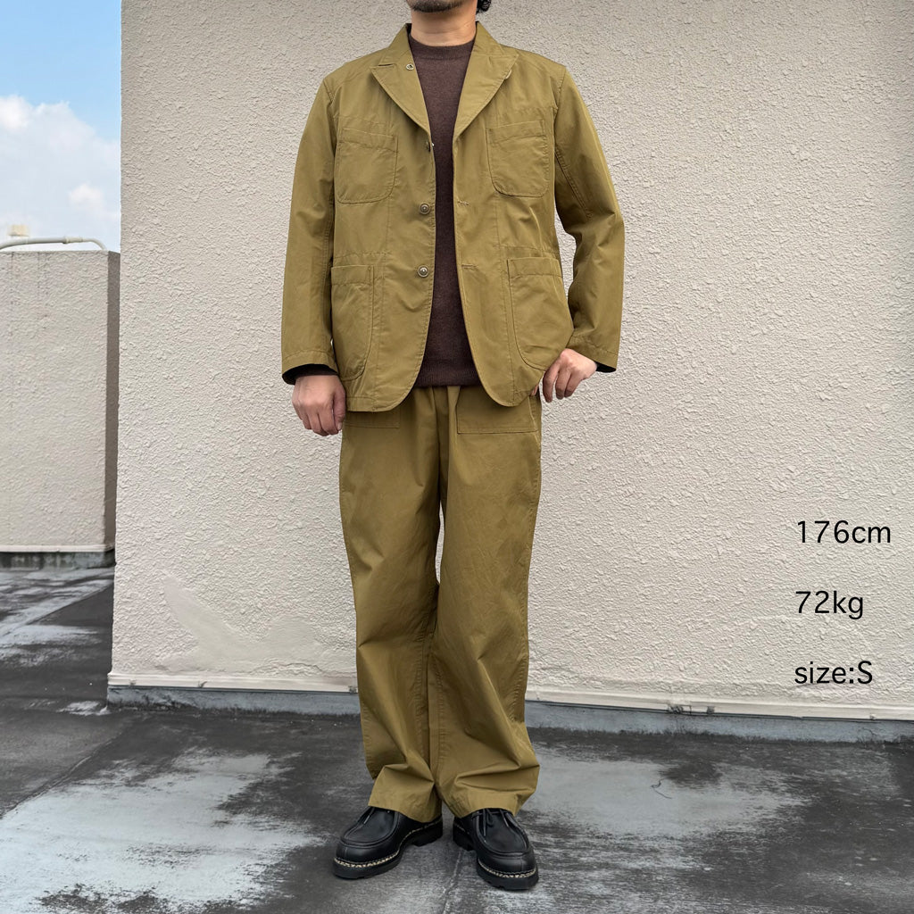 ENGINEERED GARMENTS : Bedford Jacket-Coated Nyco Twill