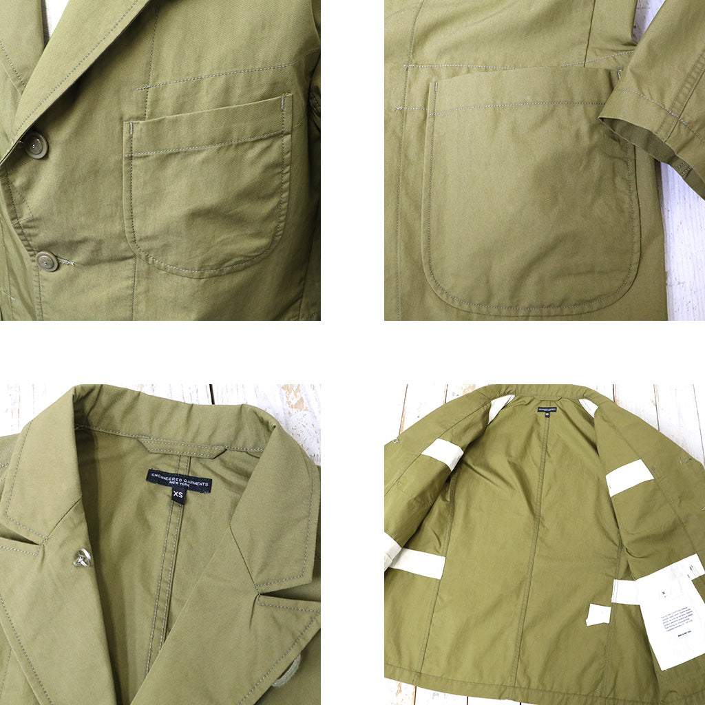 ENGINEERED GARMENTS : Bedford Jacket-Coated Nyco Twill