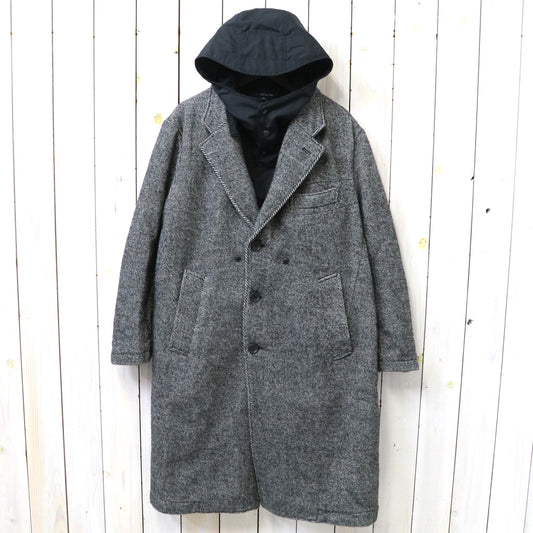 ENGINEERED GARMENTS : Chester Coat-Wool Shaggy Twill (Black)