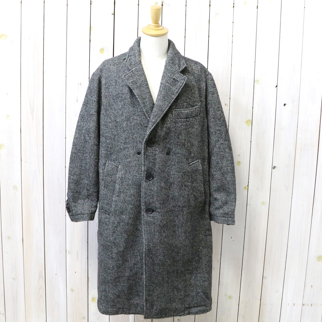 ENGINEERED GARMENTS : Chester Coat-Wool Shaggy Twill (Black)