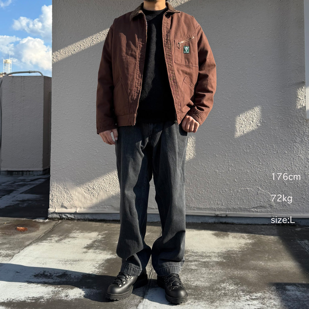 SOUTH2 WEST8 : Work Jacket-11.5oz Cotton Canvas (Brown)