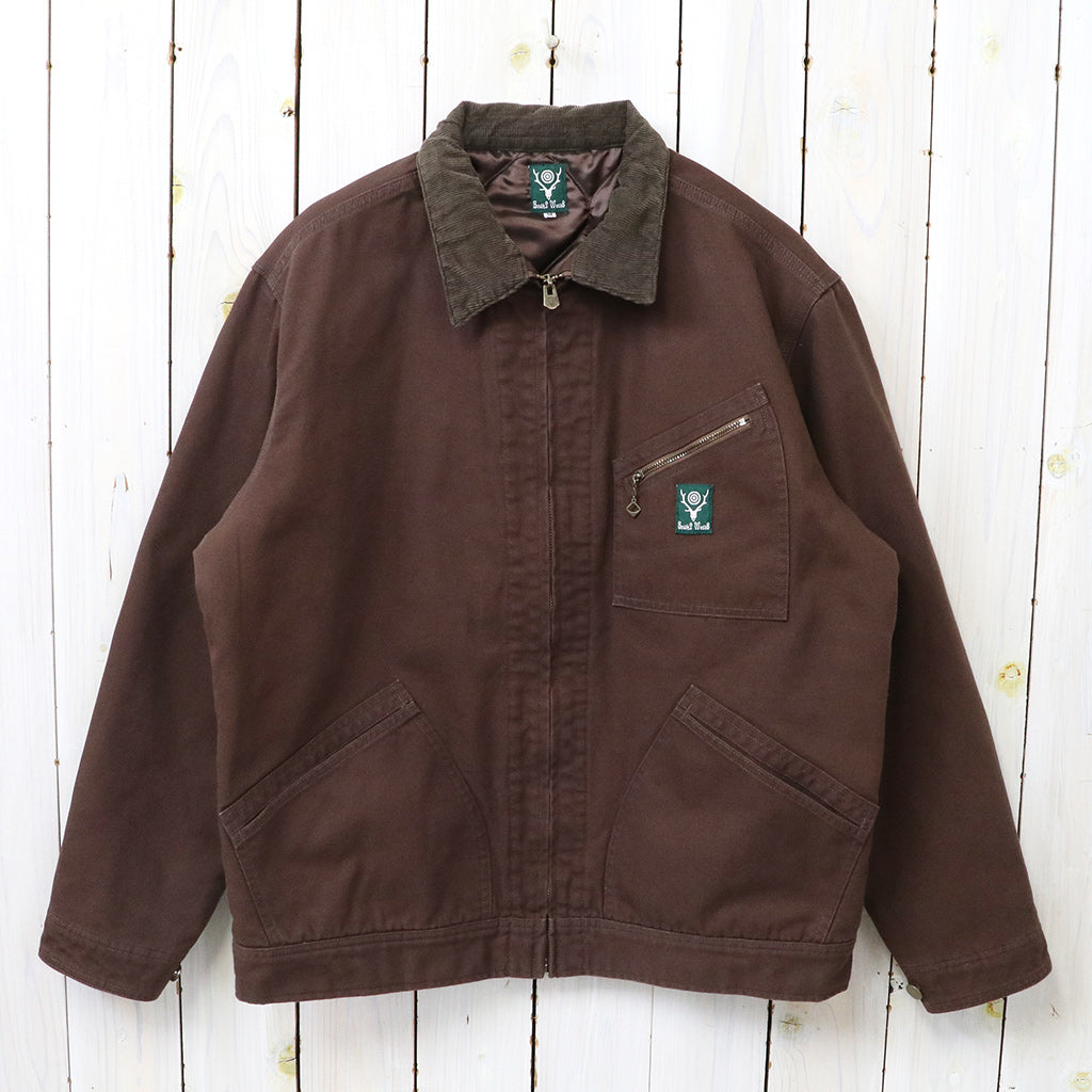 SOUTH2 WEST8 : Work Jacket-11.5oz Cotton Canvas (Brown)