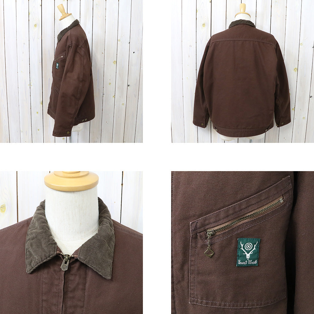 SOUTH2 WEST8 : Work Jacket-11.5oz Cotton Canvas (Brown)