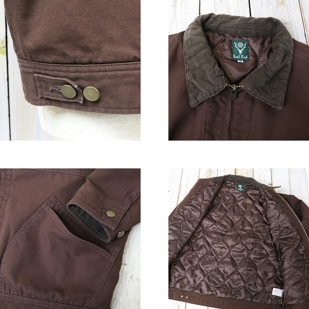 SOUTH2 WEST8 : Work Jacket-11.5oz Cotton Canvas (Brown)