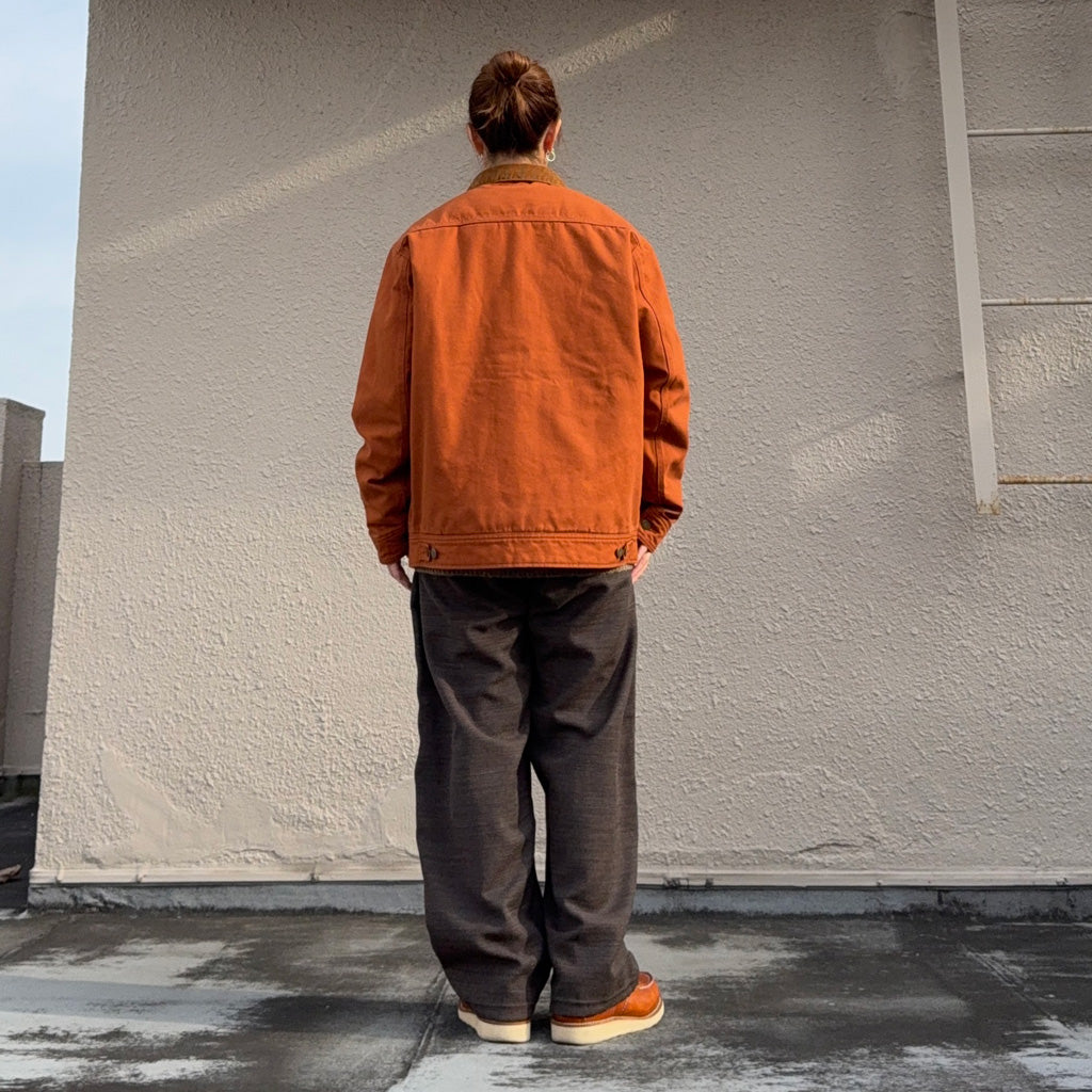 SOUTH2 WEST8 : Work Jacket-11.5oz Cotton Canvas (Brick)