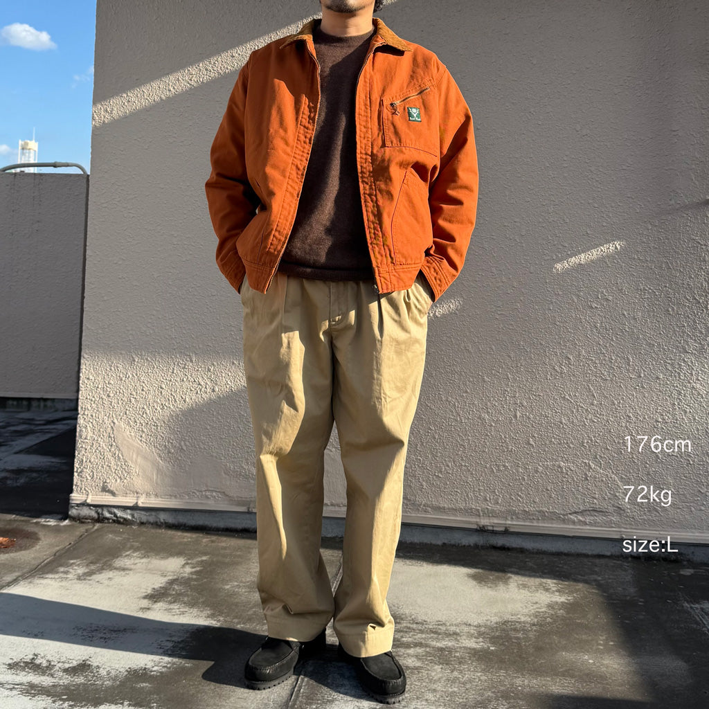 SOUTH2 WEST8 : Work Jacket-11.5oz Cotton Canvas (Brick)