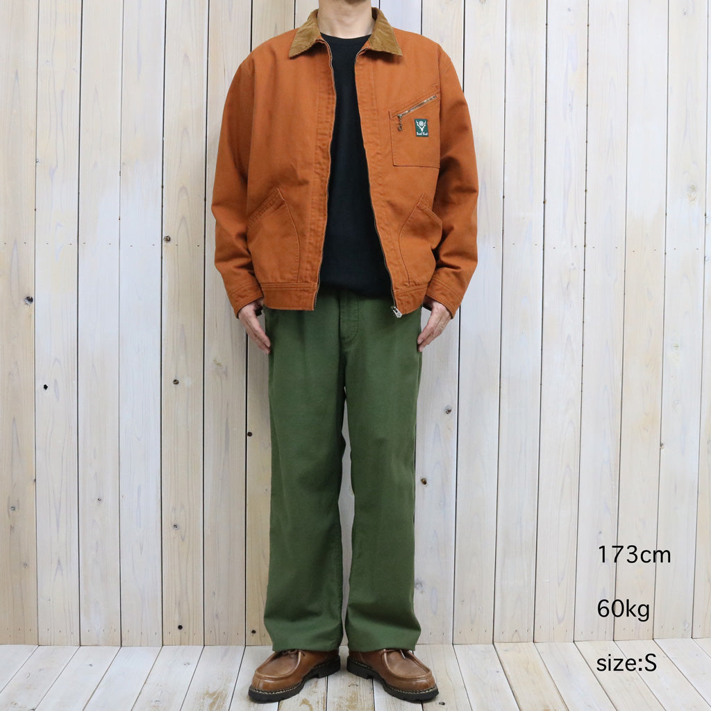 SOUTH2 WEST8 : Work Jacket-11.5oz Cotton Canvas (Brick)