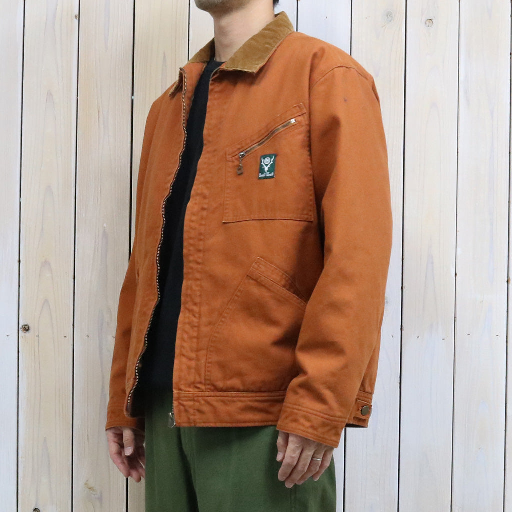 SOUTH2 WEST8 : Work Jacket-11.5oz Cotton Canvas (Brick)