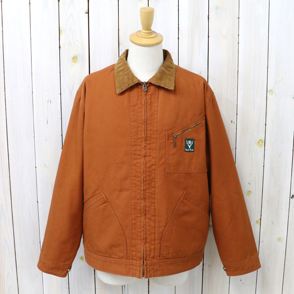 SOUTH2 WEST8 : Work Jacket-11.5oz Cotton Canvas (Brick)
