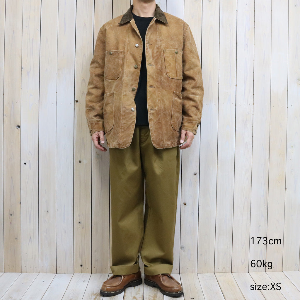 Needles : Coverall-Duck Canvas/Kakishibu Paint (Dk.Brown)