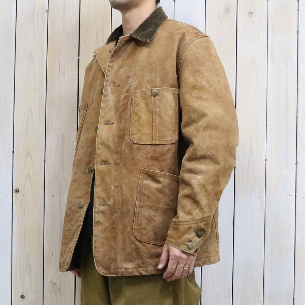 Needles : Coverall-Duck Canvas/Kakishibu Paint (Dk.Brown)