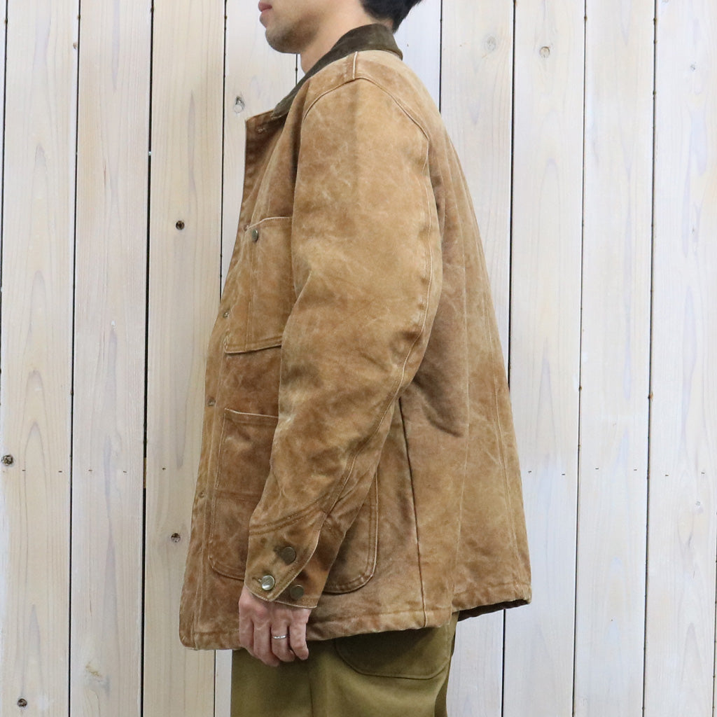 Needles : Coverall-Duck Canvas/Kakishibu Paint (Dk.Brown)
