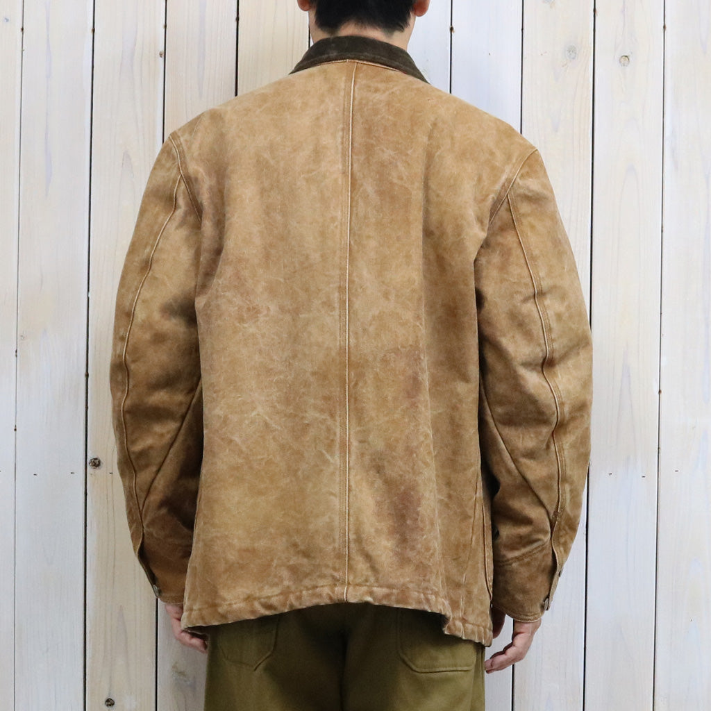 Needles : Coverall-Duck Canvas/Kakishibu Paint (Dk.Brown)