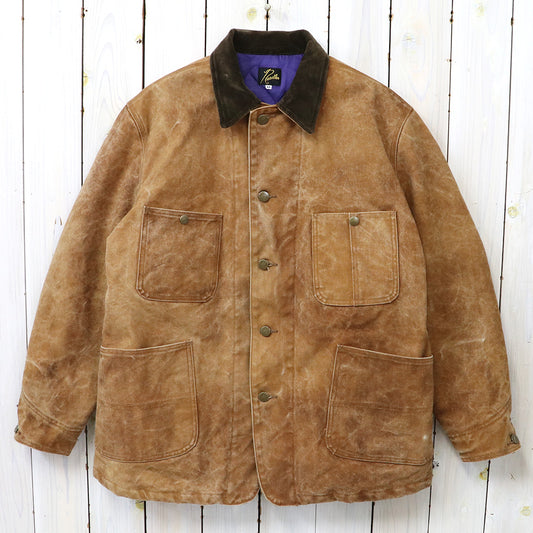 Needles : Coverall-Duck Canvas/Kakishibu Paint (Dk.Brown)