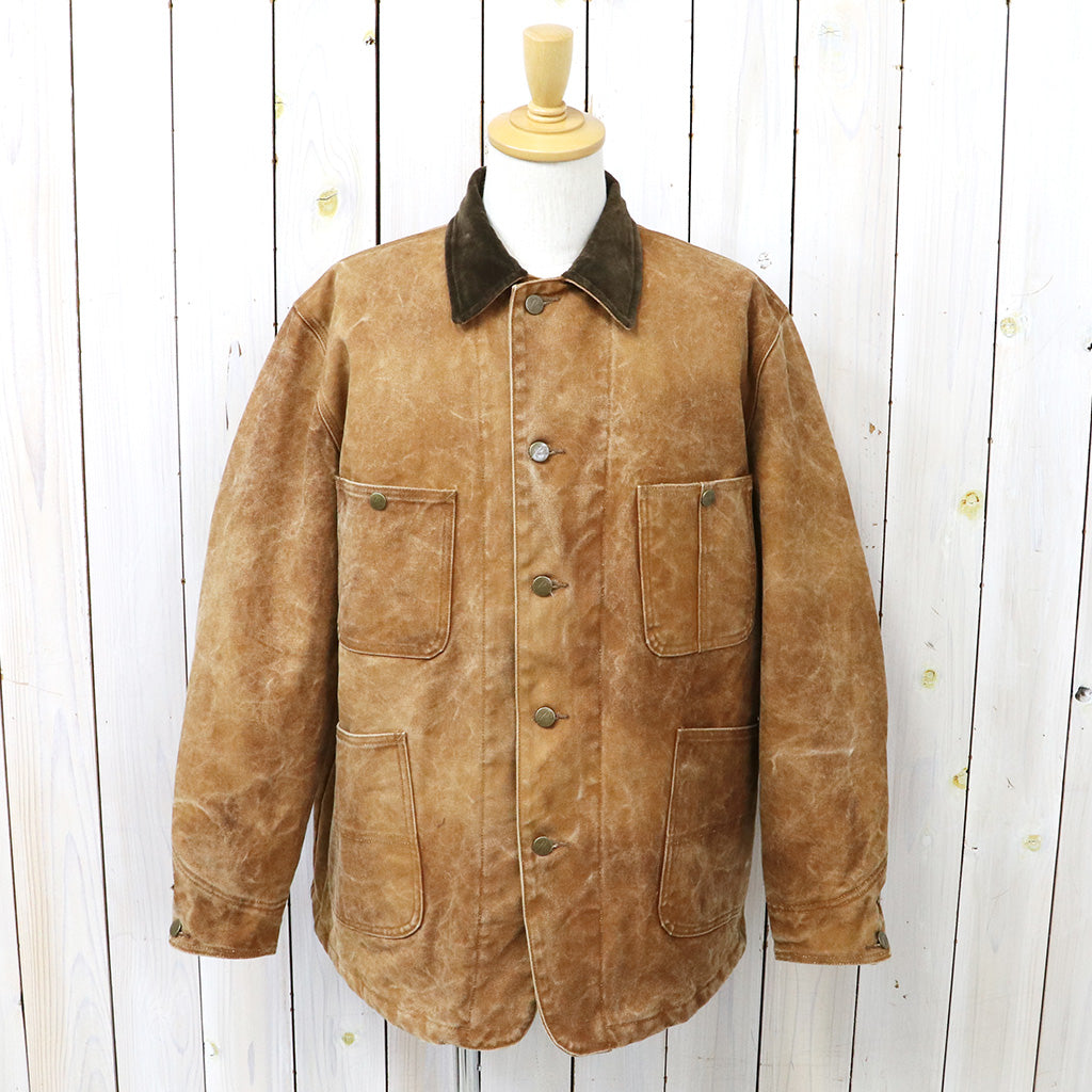 Needles : Coverall-Duck Canvas/Kakishibu Paint (Dk.Brown)