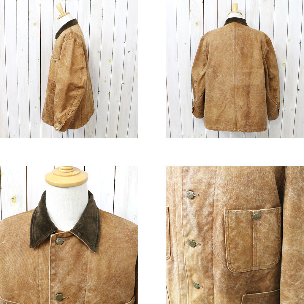 Needles : Coverall-Duck Canvas/Kakishibu Paint (Dk.Brown)