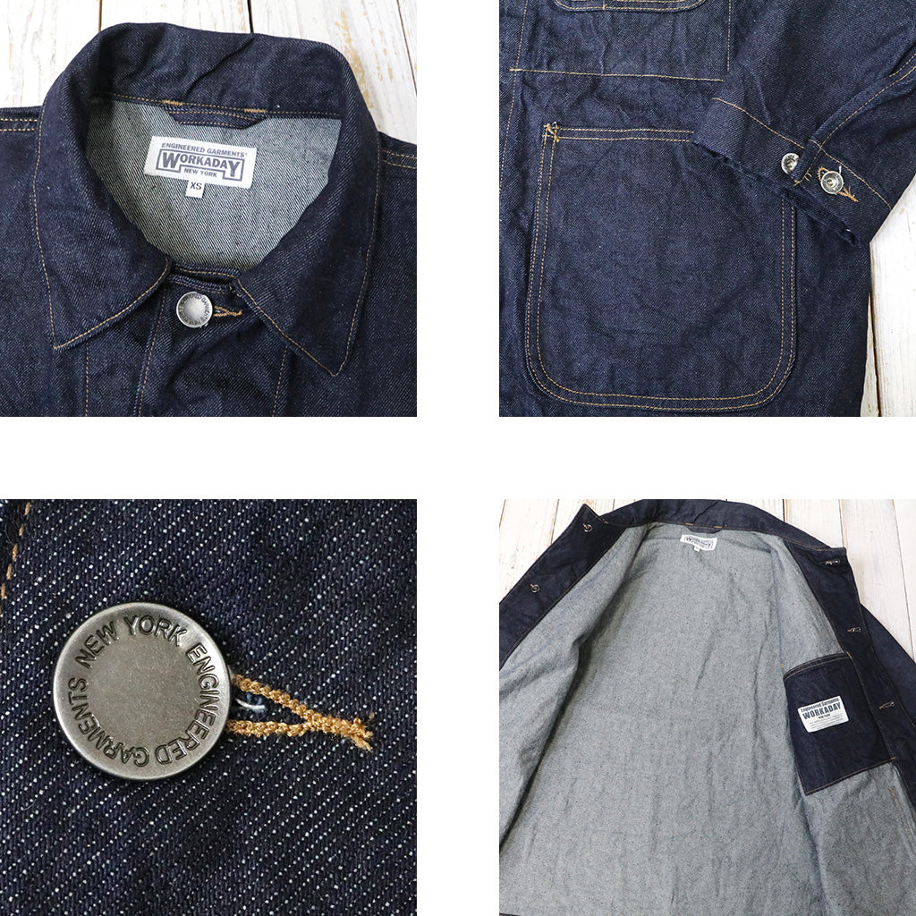 ENGINEERED GARMENTS WORKADAY : Utility Jacket-12oz Cone Denim