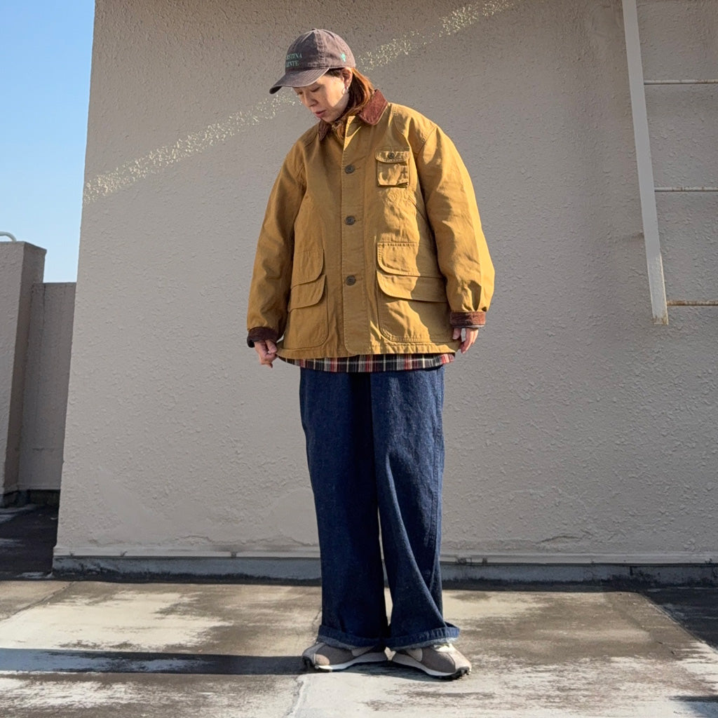 SOUTH2 WEST8 : Hunting Jacket-OX/Paraffin Coating (Mustard)