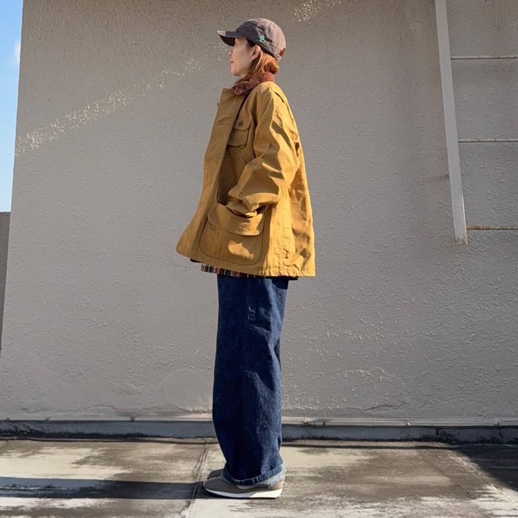 SOUTH2 WEST8 : Hunting Jacket-OX/Paraffin Coating (Mustard)