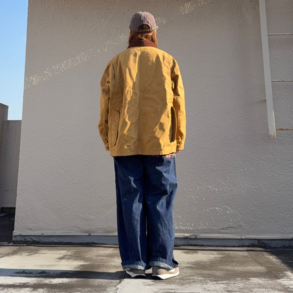 SOUTH2 WEST8 : Hunting Jacket-OX/Paraffin Coating (Mustard)