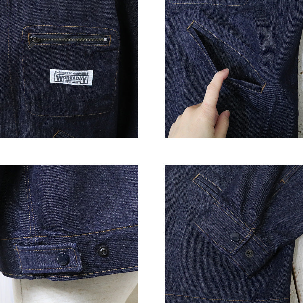 ENGINEERED GARMENTS WORKADAY : Short Jacket-12oz Cone Denim