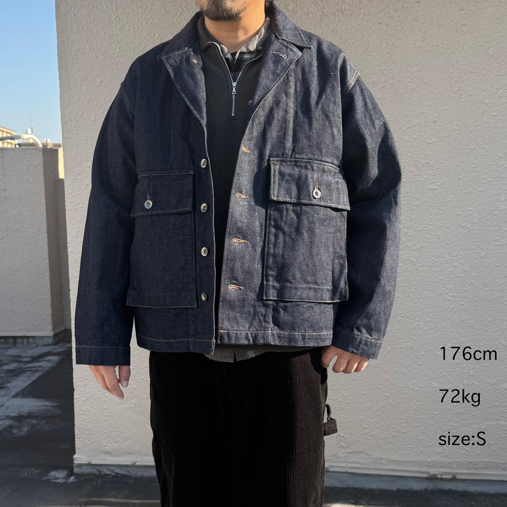 ENGINEERED GARMENTS WORKADAY : Sea Bees Jacket-12oz Cone Denim