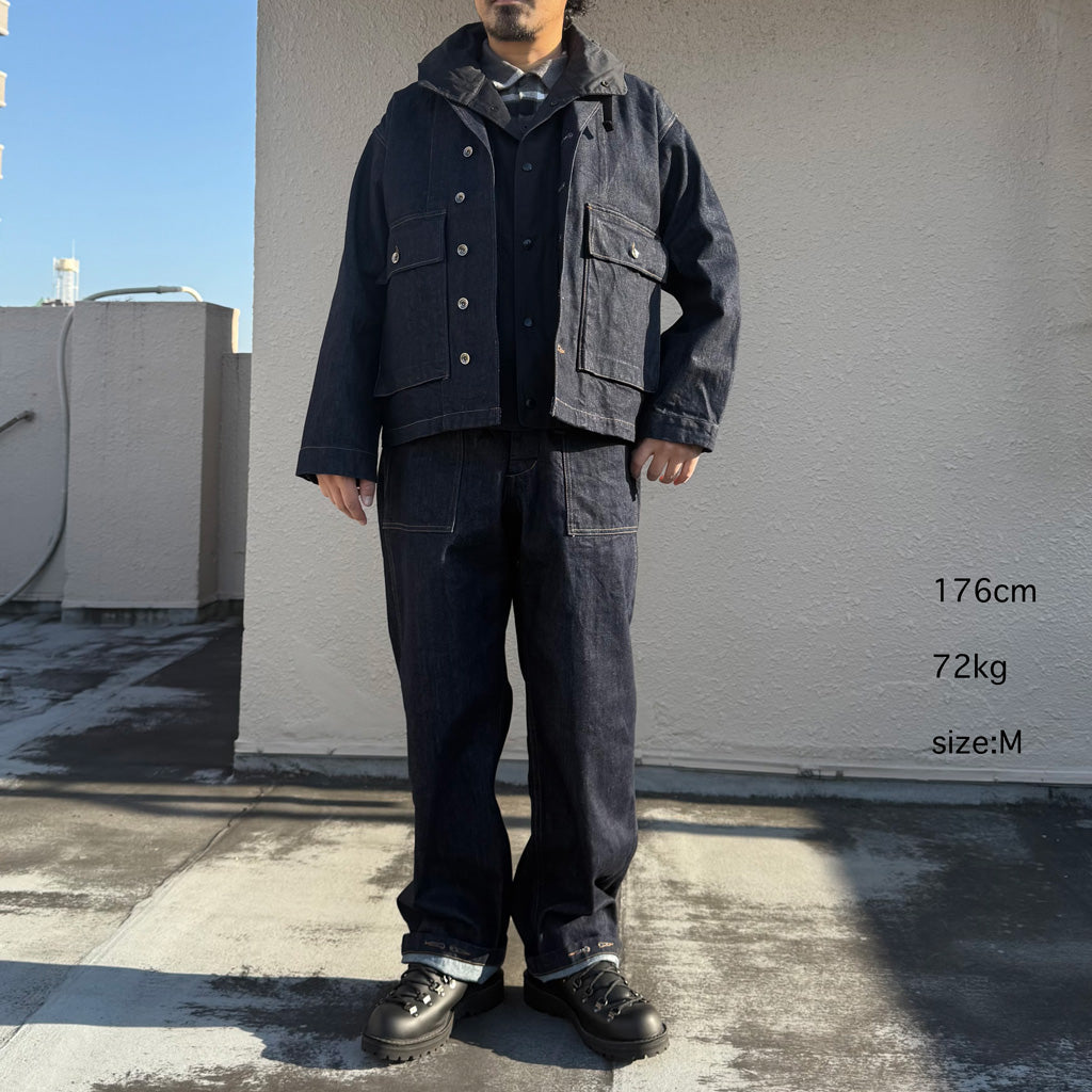ENGINEERED GARMENTS WORKADAY : Sea Bees Jacket-12oz Cone Denim