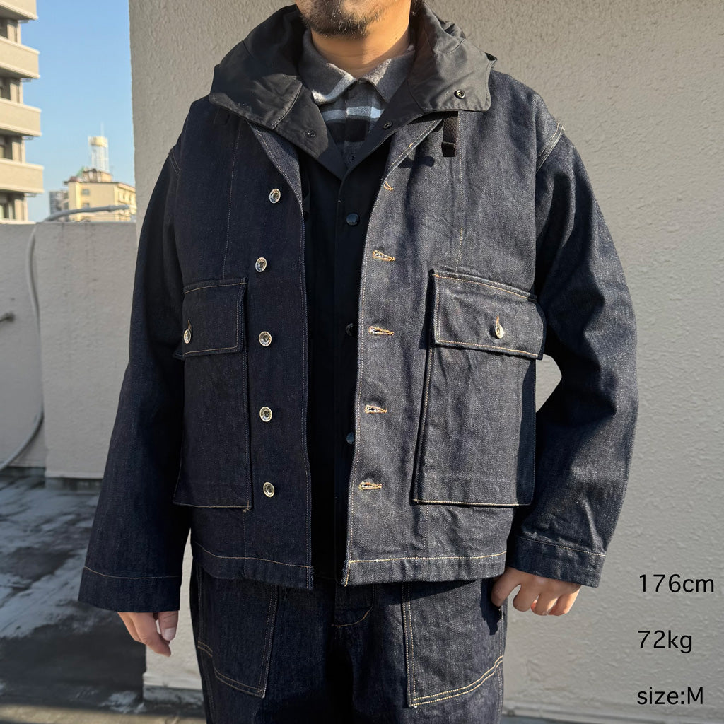 ENGINEERED GARMENTS WORKADAY : Sea Bees Jacket-12oz Cone Denim