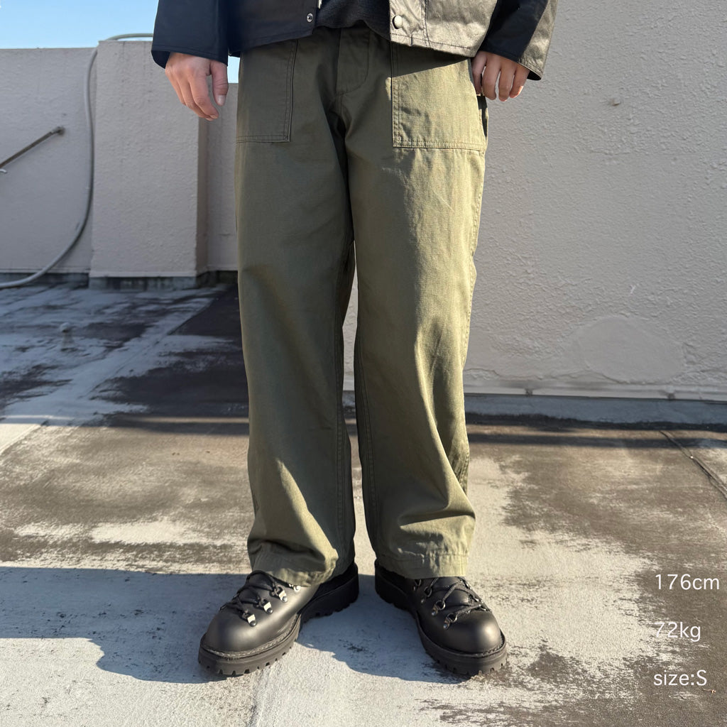 ENGINEERED GARMENTS WORKADAY : Fatigue Pant-Heavyweight Cotton Ripstop (Olive)