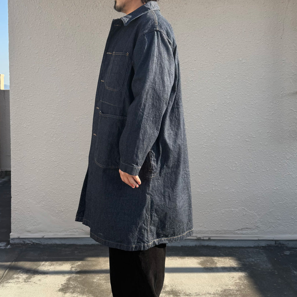 ENGINEERED GARMENTS WORKADAY : Shop Coat-12oz Cone Denim