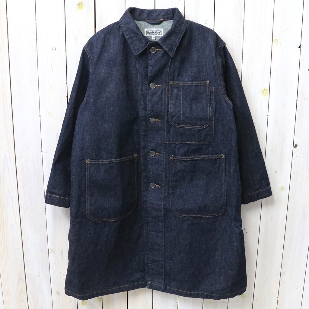 ENGINEERED GARMENTS WORKADAY : Shop Coat-12oz Cone Denim