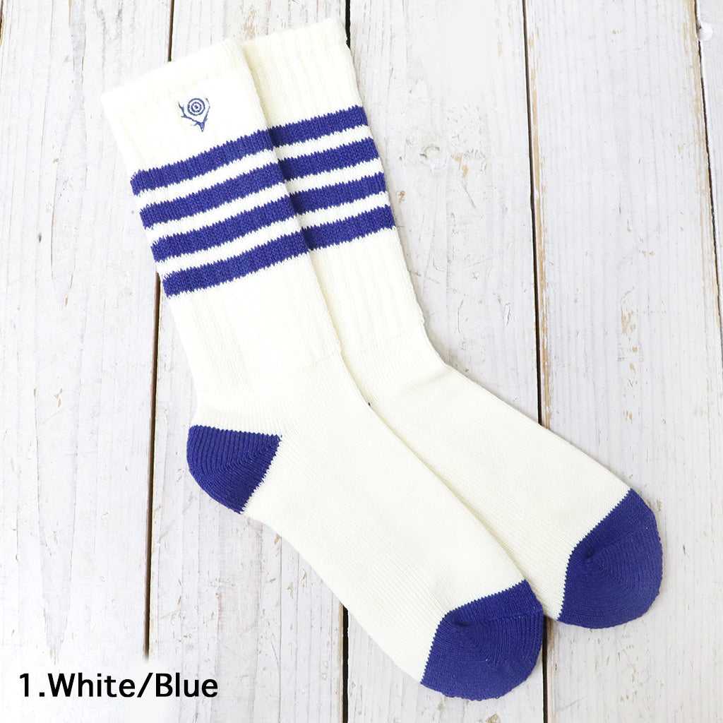 【SALE30%OFF】SOUTH2 WEST8 : Socks-3 Lines